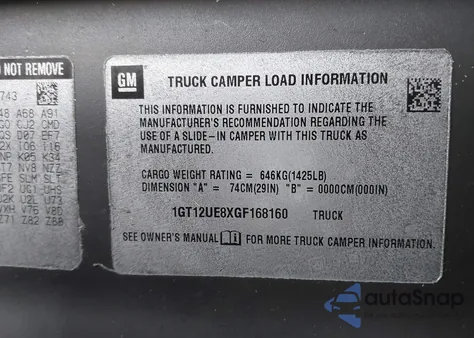 2016 GMC Sierra 2500Hd Denali from USA, damaged, VIN 1GT12UE8XGF168160